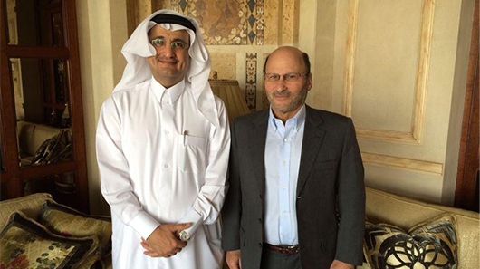 Mr. Gérard Wertheimer, co-owner of CHANEL S.A.S., alongside Mr. Bader Al-Darwish, Chairman and Managing Director of Darwish Holding.